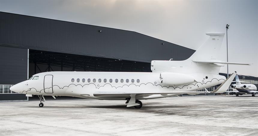 OO-EJA Falcon 7X