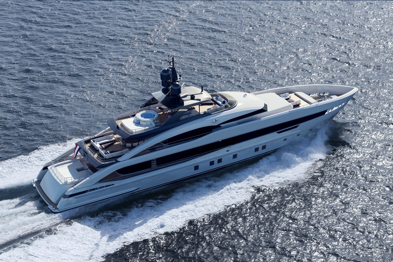 Heesen 5000 Aluminium YN 18950 Project Aquamarine 