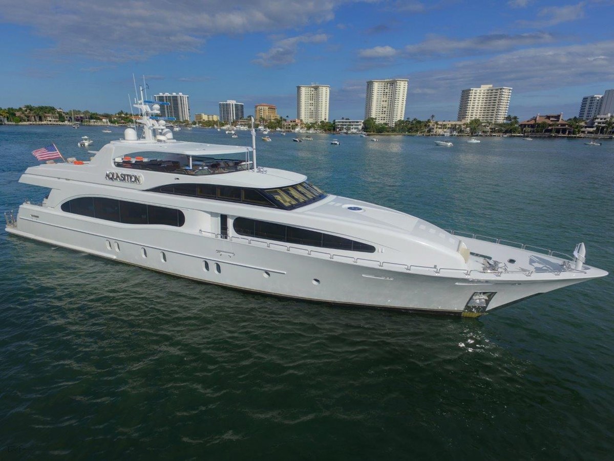 AQUASITION - 2007 BROWARD 124' Raised Pilothouse M