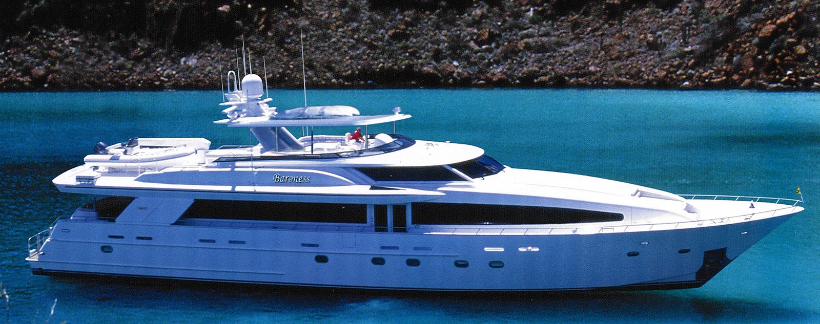 Baroness - 2003 CRESCENT 121' Raised Pilothouse