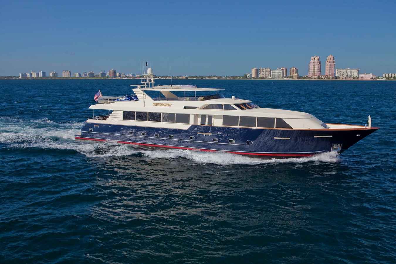 TRUE NORTH - 2000 BROWARD 118' Raised Pilothouse