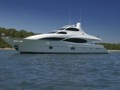 SILVER C - 2004 LAZZARA 110' Skylounge with Euro Transom