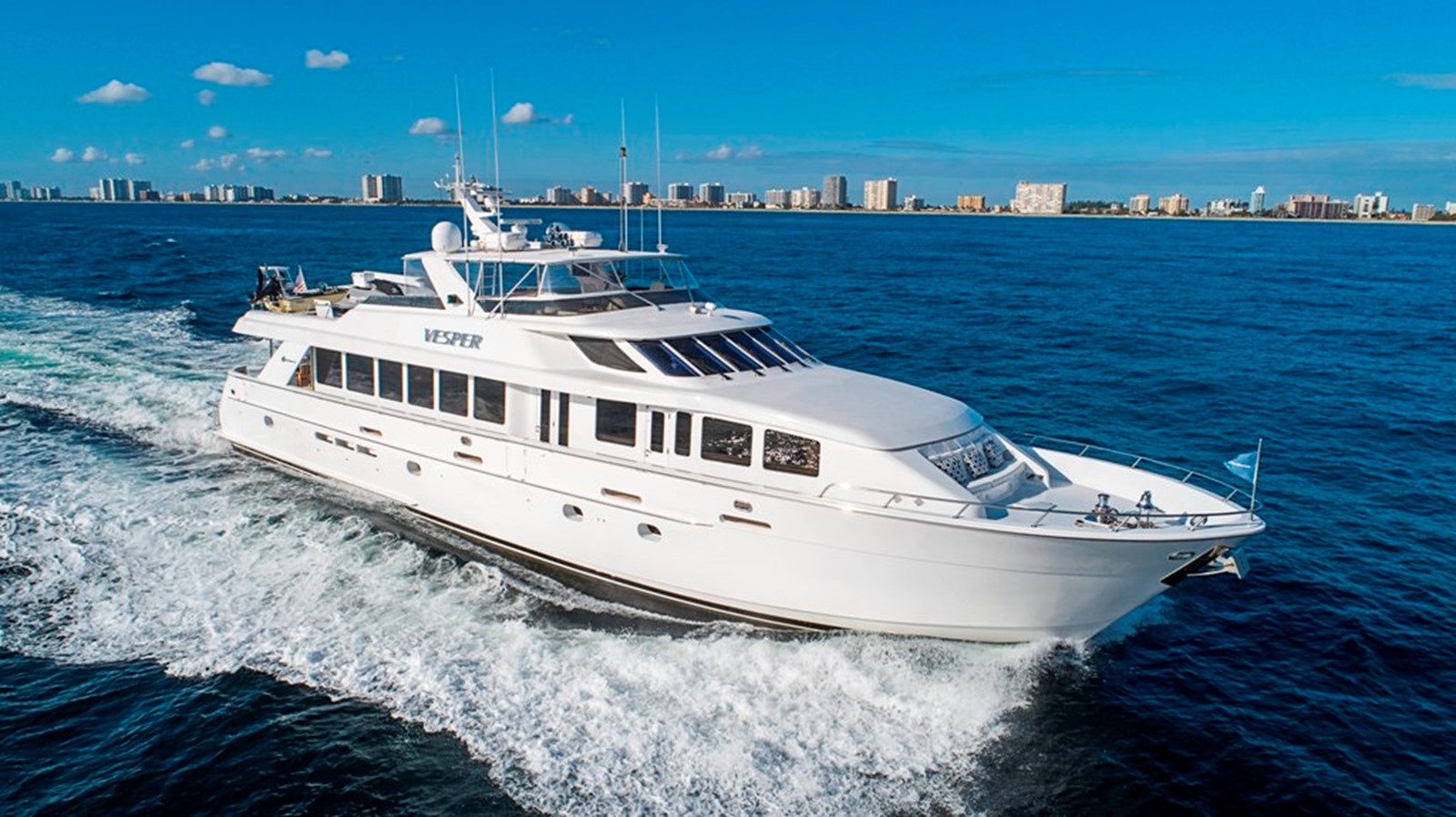 VESPER - 2002 HATTERAS 100' Raised Pilothouse MY