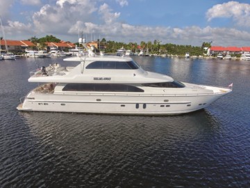HELMS AWAY - 2007 HORIZON 85' Enclosed Bridge/Sky Lounge