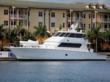 MIGRATION - 2004 HATTERAS 86' Convertible Enclosed FB