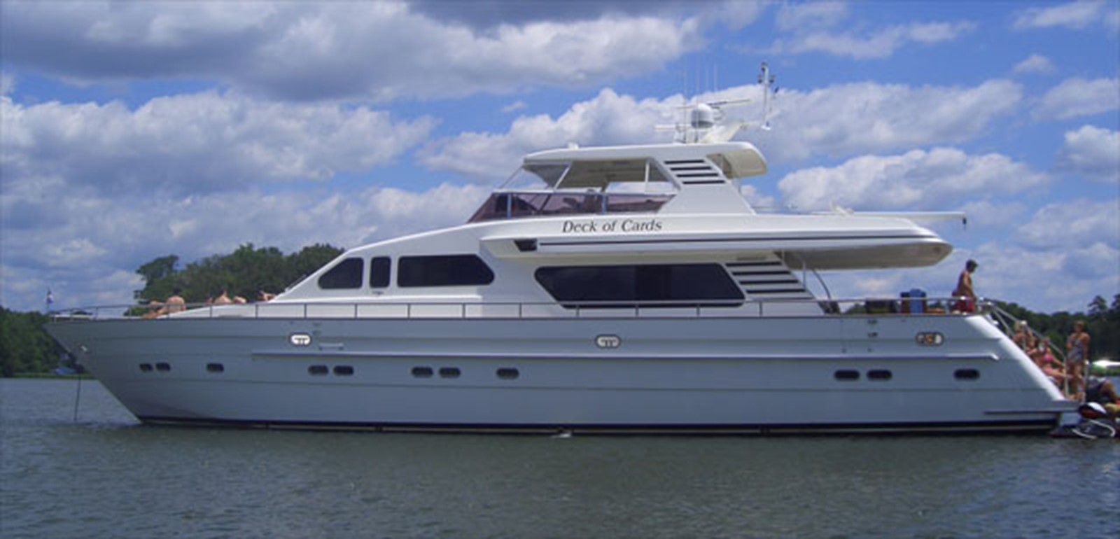 Deck of Cards - 2001 HORIZON 82' Motor Yacht