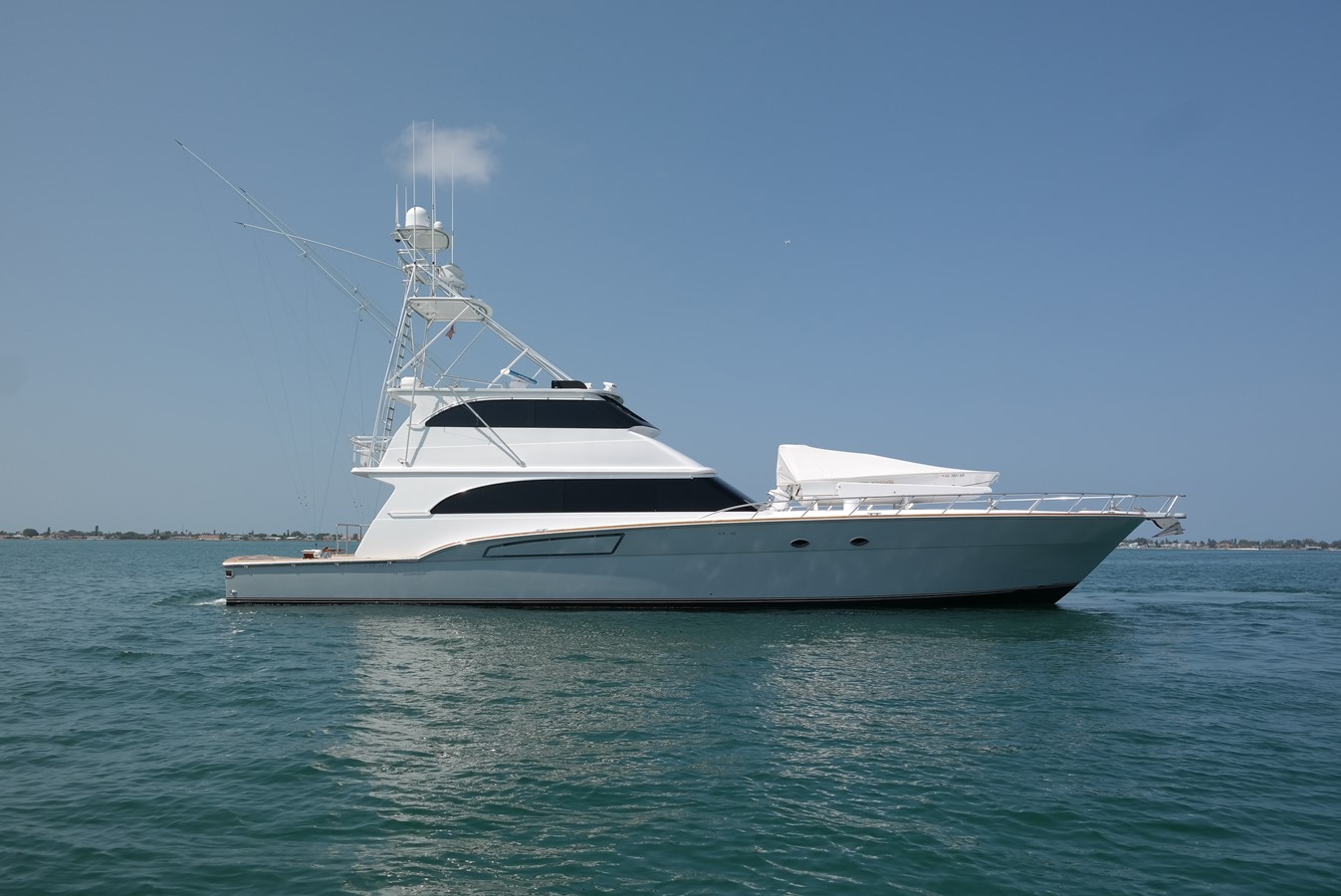 OUR TRADE - 2003 DONZI MARINE 80' Enclosed Bridge