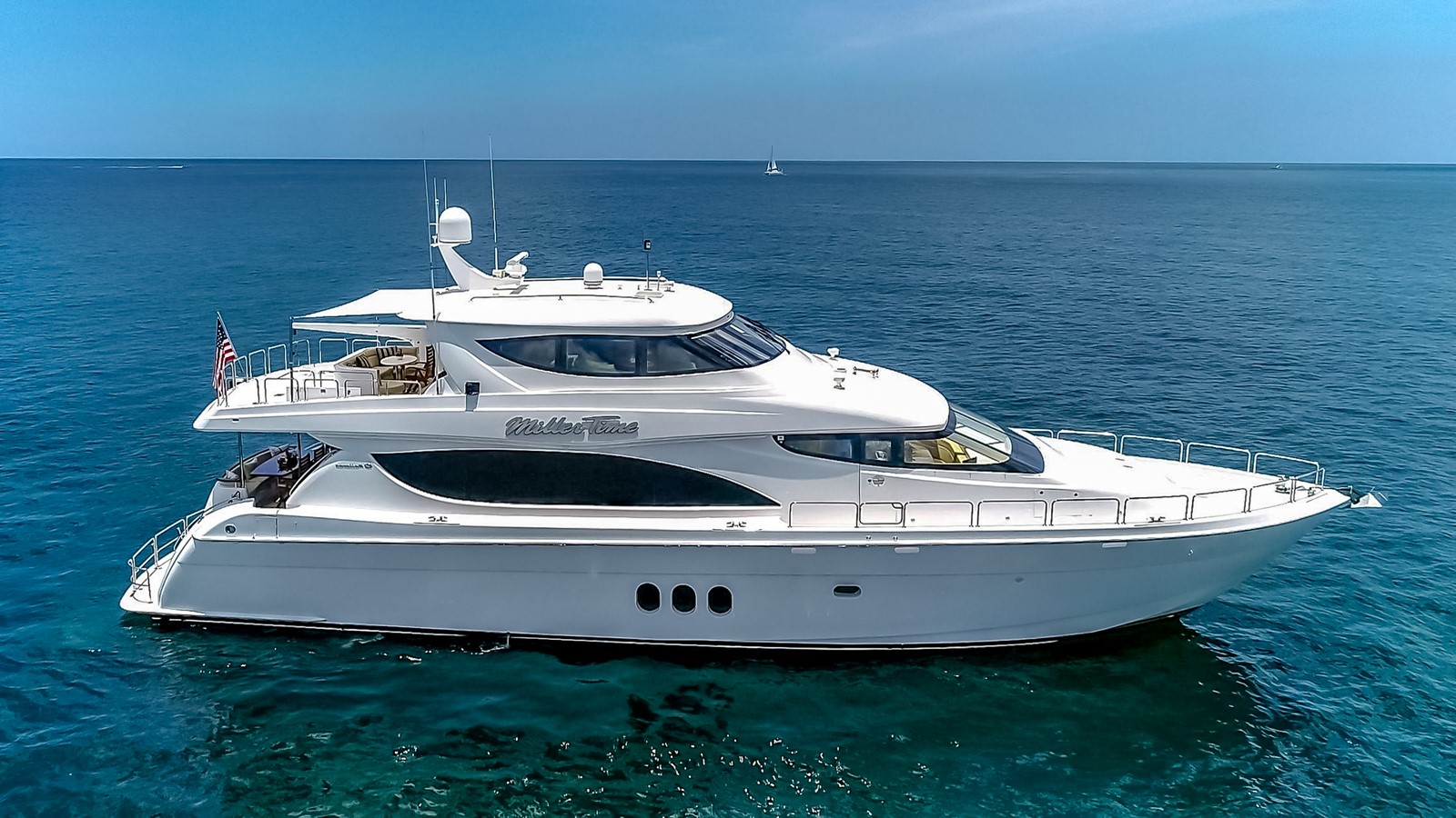 MILLER TIME - 2012 HATTERAS 80' Enclosed Bridge MY