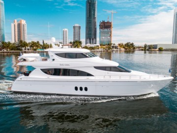 FAMILY JEWEL - 2013 HATTERAS 80' Enclosed Bridge MY