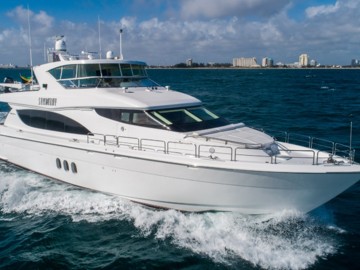 SYMPHONY - 2006 HATTERAS 80' Open Flybridge MY