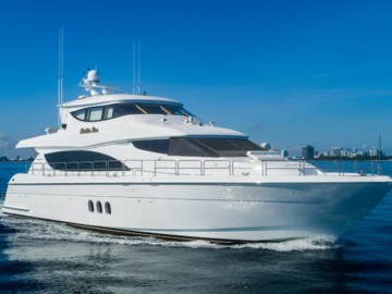 BETHIE REE - 2005 HATTERAS 80' Enclosed Bridge / Skylounge MY