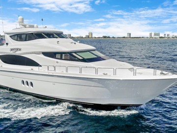 OBSESSION - 2012 HATTERAS 80' Enclosed Bridge Motor Yacht