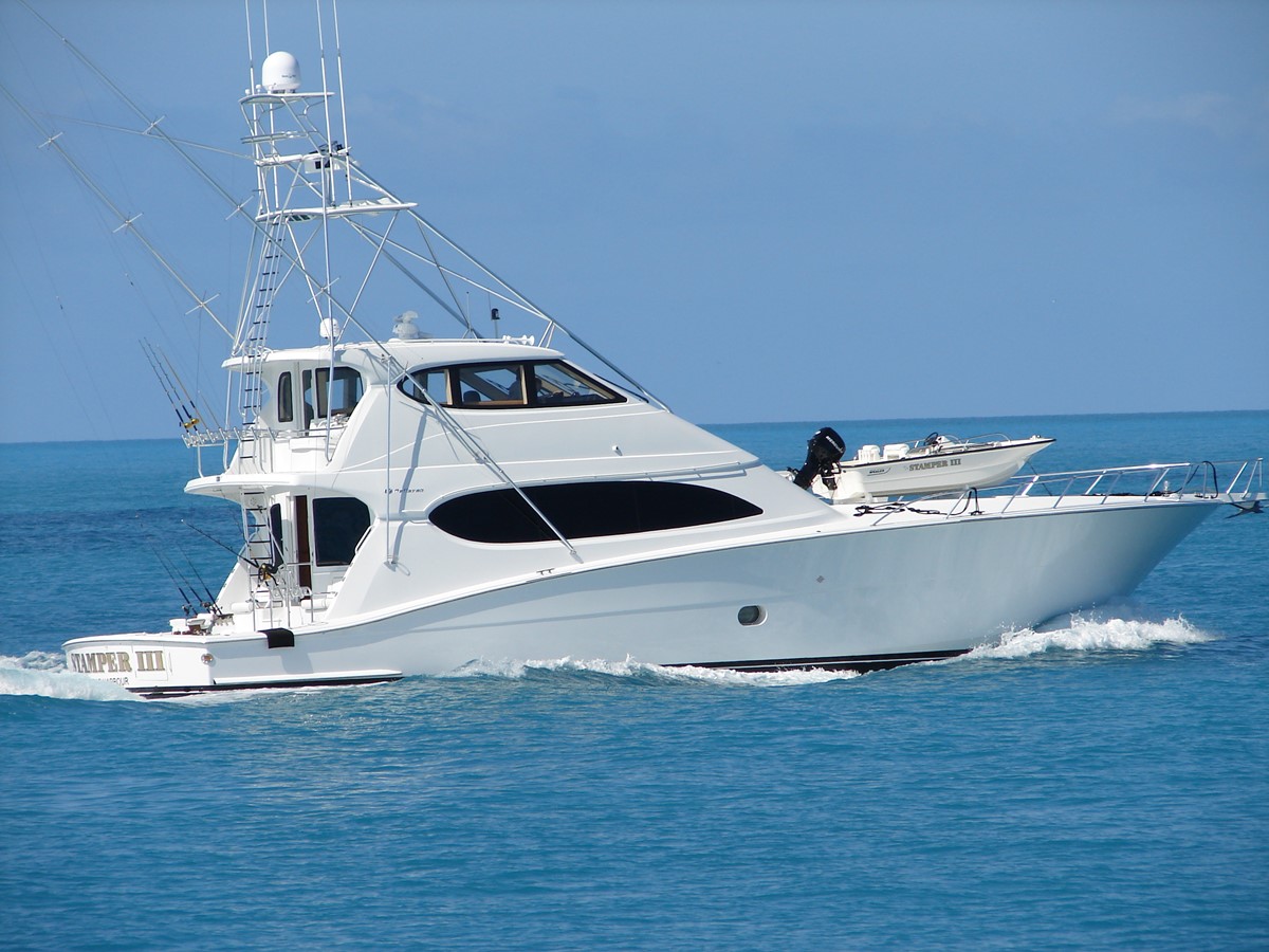 STAMPER III - 2007 HATTERAS 77' 77' Hatteras Enclo