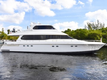 SHENANIGANS - 2000 LAZZARA 76' Grand Salon/Skylounge