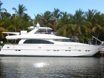 SWEET JANINE - 2005 HORIZON 76' Open Flybridge