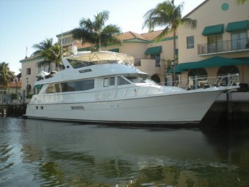 CHILD'S PLAY - 2000 HATTERAS 75' Cockpit MY