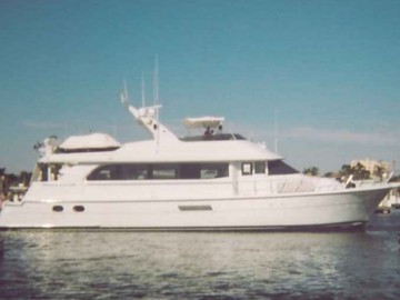 RIBBONS & BEAUX - 2000 HATTERAS 75' COCKPIT MY
