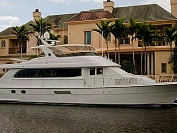 MIZ DORIS II - 2000 HATTERAS 75' Cockpit MY