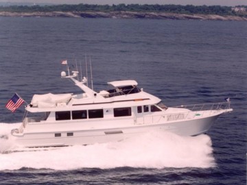 DANI - 2000 HATTERAS 75' Cockpit MY