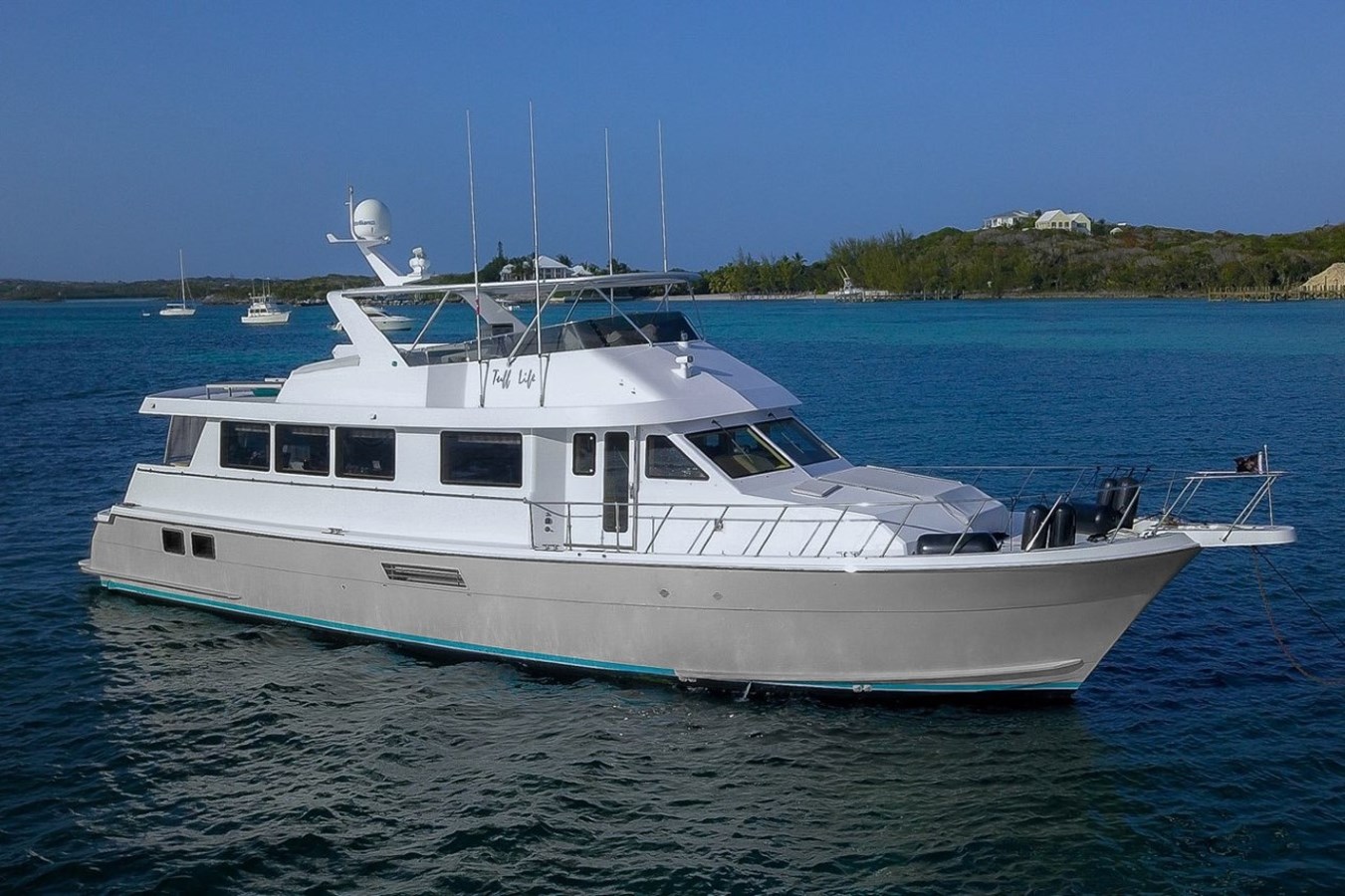 TUFF LIFE IV - 2000 HATTERAS 74' 74 Sport Deck Mot