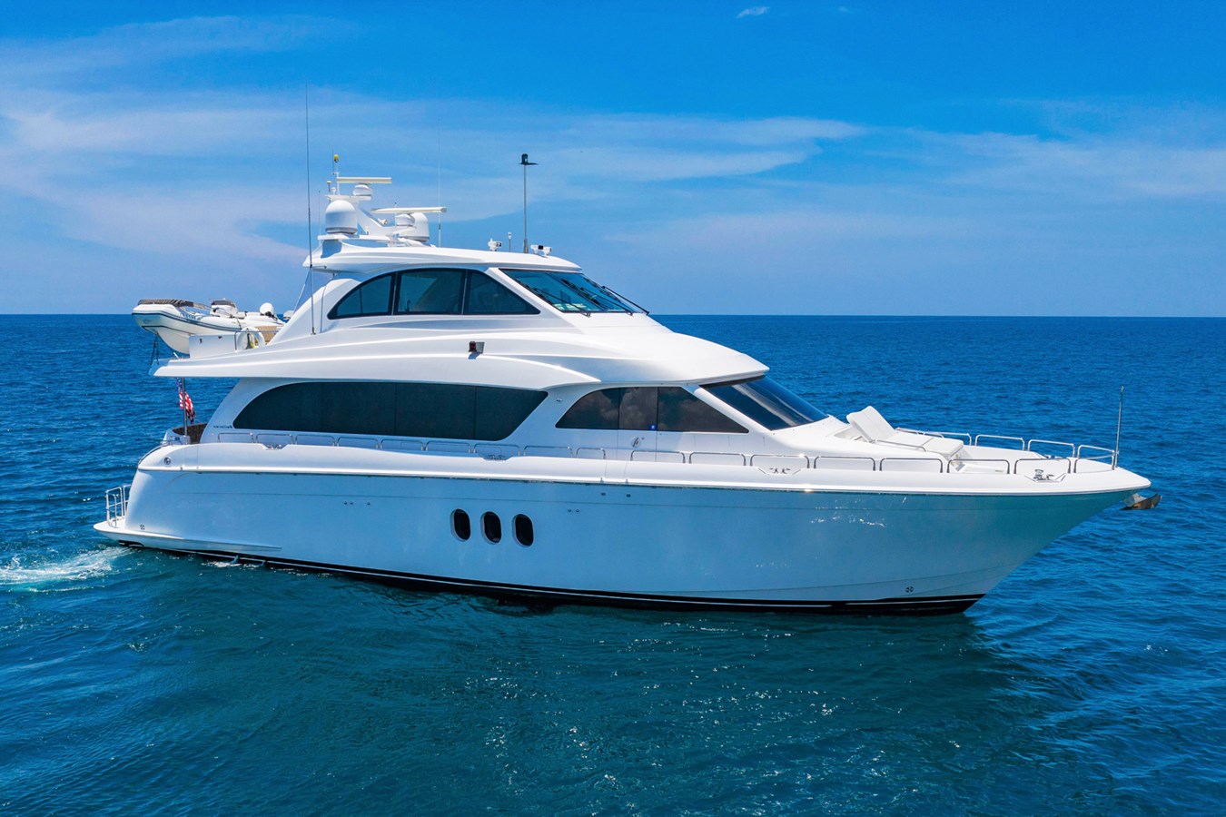 PANACEA (Reserved) - 2008 HATTERAS 72' Enclosed Br