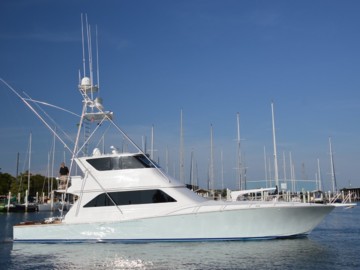 Lady Z - 2000 VIKING 65' 65 Enclosed Bridge