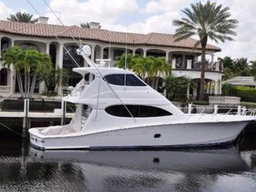 CHECK OUT TIME - 2008 HATTERAS 64' 64' Enclosed Bridge SF