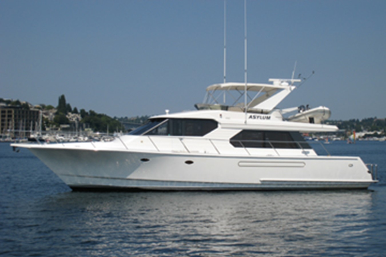 Asylum - 2000 WEST BAY 58' SonShip Raised Pilothou